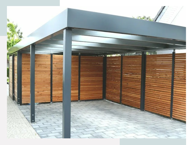 Навесы для парковки в Вятских Поляне