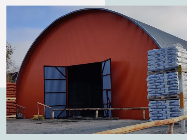 Полукруглые ангары по цене от 609 руб. в Вятские Поляны