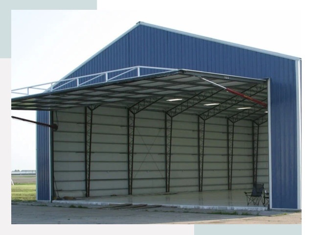 Прямо стенные ангары в Вятских Поляне