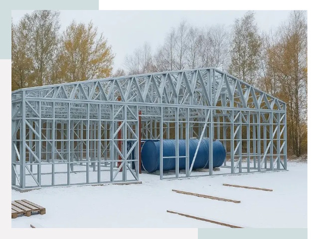 Металлические ангары в Вятских Поляне
