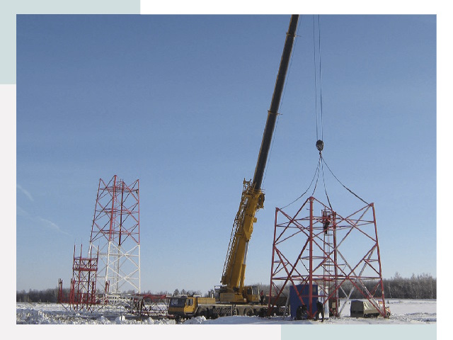 Монтаж вышек связи в Вятских Поляне