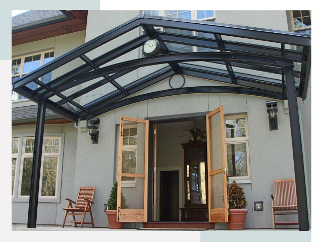 Козырьки металлические в Вятских Поляне