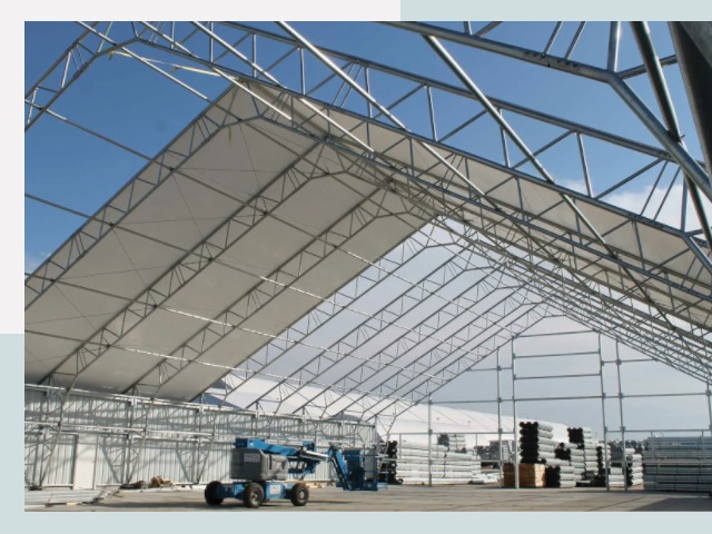 Каркасно-тентовые сооружения от СтальСтрой-Втс по цене 609 руб.