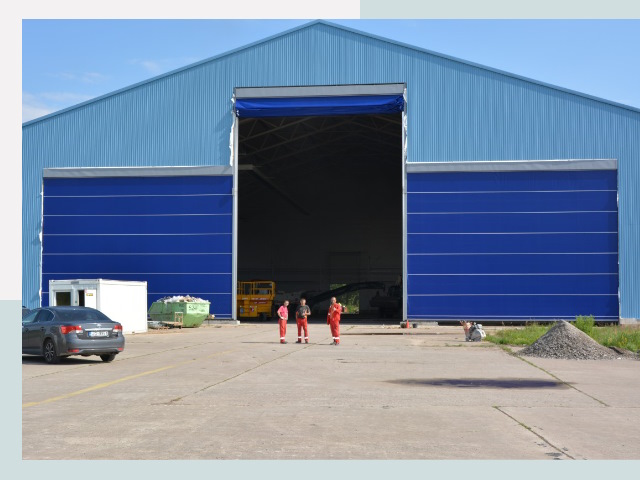 Ангарные ворота в Вятские Поляны от СтальСтрой-Втс по цене 609 руб.