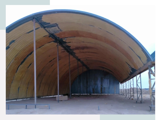 Реконструкция ангаров в Вятских Поляне